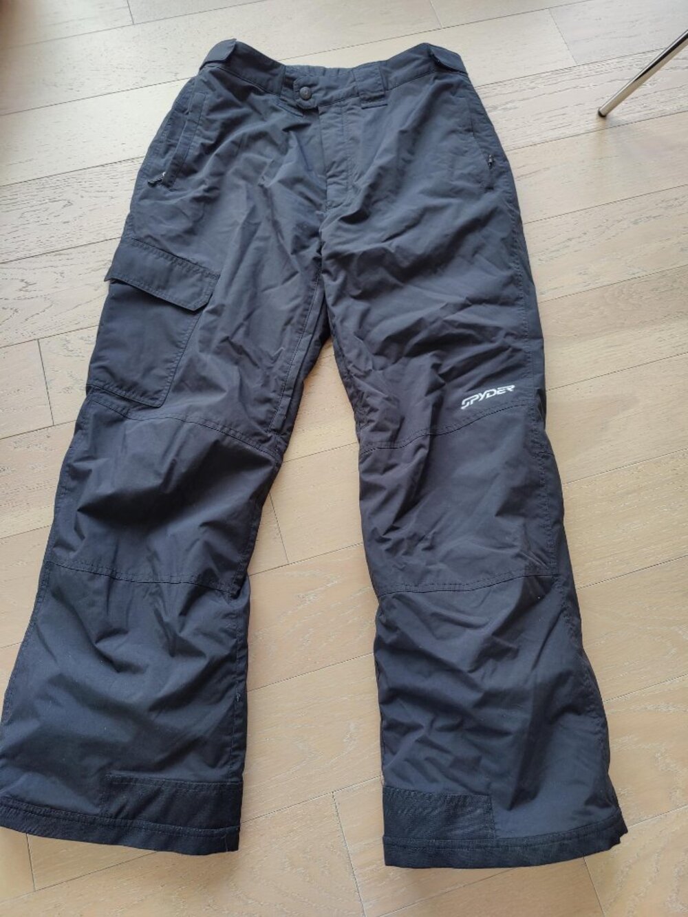 Spyder Men's Ski Snowboard Pants Size Large Black Waist 36-38